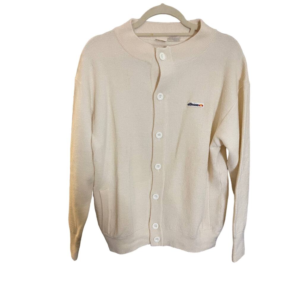 Ellesse Women's Ivory Cardigan Sz 12